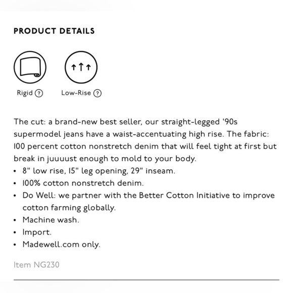 Madewell The Low Rise Perfect Vintage Straight Jeans in Lilycrest 29 - Picture 3 of 13